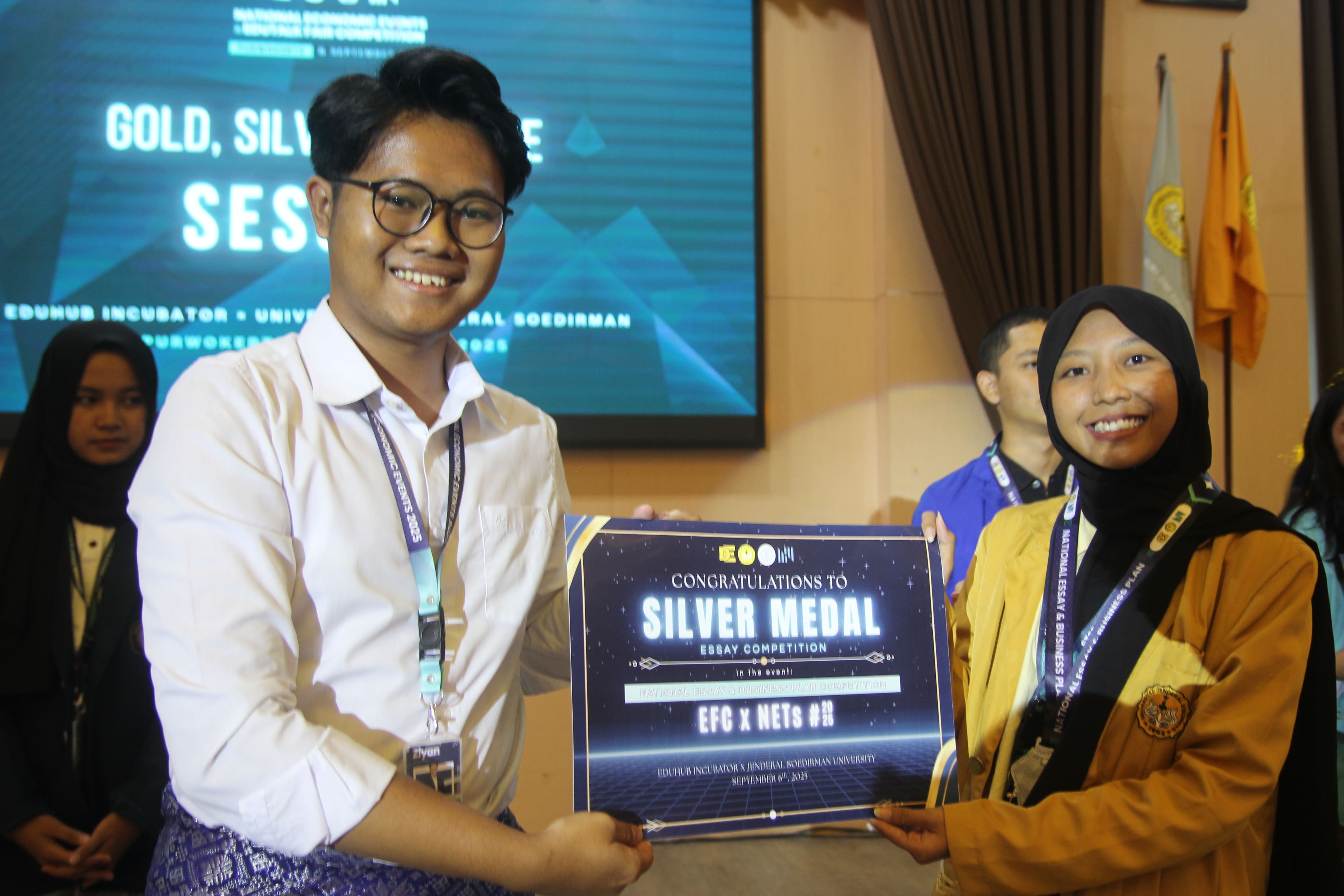 SILVER MEDAL ESSAY COMPETITION